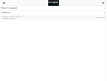 Tablet Screenshot of novajoint.com